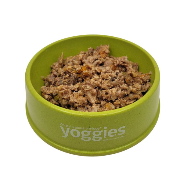 Yoggies Μαγειρευτή τροφή για σκύλους - γαλοπούλα με φαγόπυρο & ενισχυτικό αρθρώσεων_μπολ1